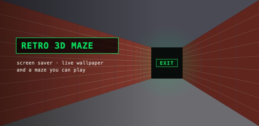 Retro 3D Maze