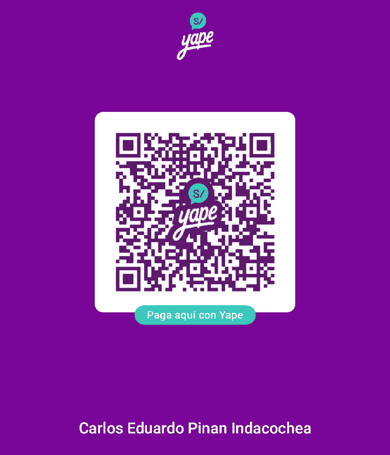 Código QR de Yape para donar a Corta Spam